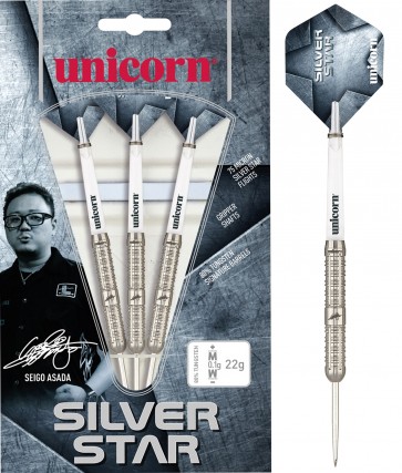 Unicorn Seigo Asada Silver Star -  Steel Darts