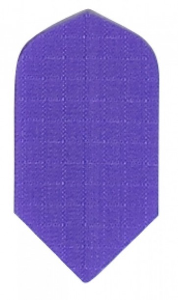 Nylon Longlife Fabric Flights - Slim - Purple
