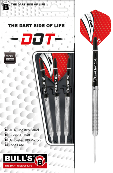 Bull`s Dot D2 90% Tungsten - Steel Dart - 24 Gramm