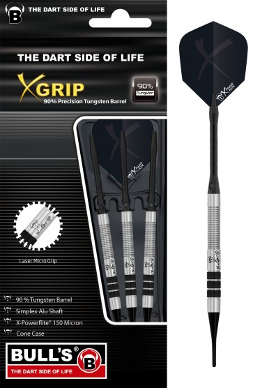 Bull`s X-Grip X1 - Soft Dart - 18g