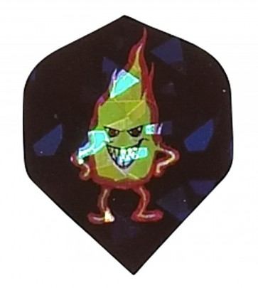 6 Dart Flights Holograph 2D Standard "FLAME" 6 Dart Flights Holograph 2D Standard "FLAME"