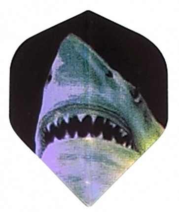 2D Hologram Shark Black Fullsize Flights