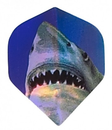 2D Hologram Shark Blue Fullsize Flights