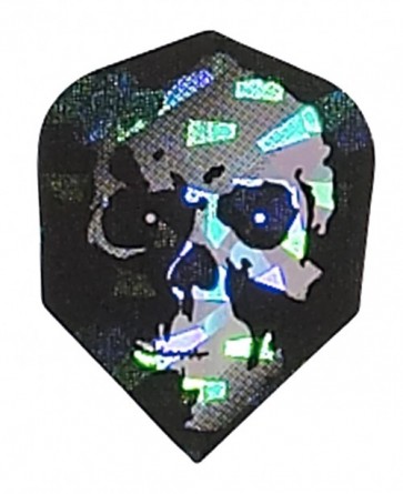 2D Hologram Silver Skull Fullsize Flights