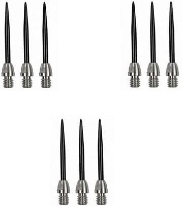 Rocket Steeldart-Spitzen mit Gewinde für Softdarts, 9 Stk.