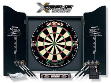 Dartboard/Cabinet-Set Winmau Xtreme inkl. Zub.  