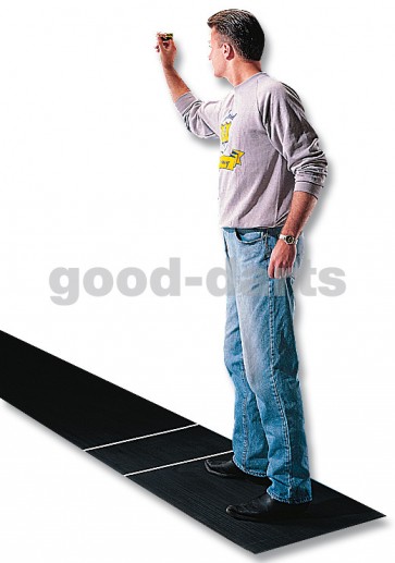 Steel Dart Mat made of rubber with a discharge line (237cm)