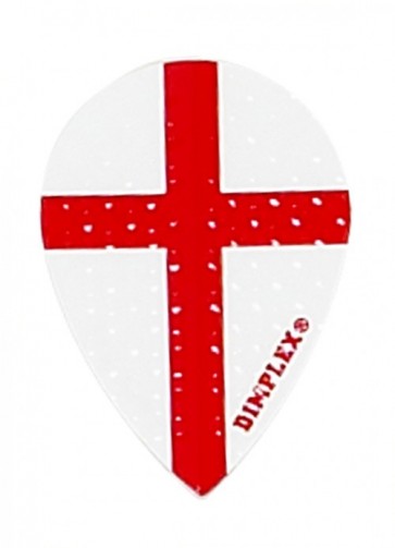 Harrows Dimplex England flag Pear Flights