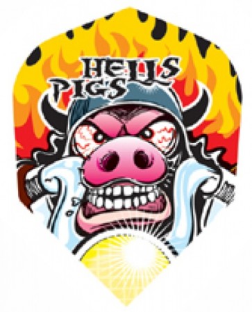 Harrows Quadro Hells Pig Fullsize Flights