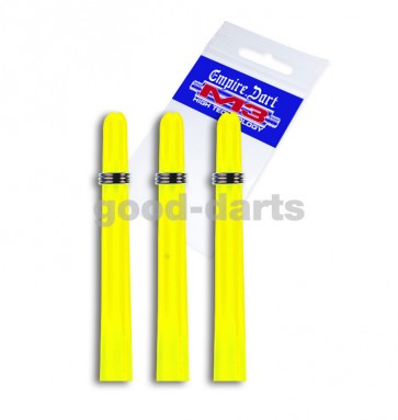 M3 nylon short (3,5cm) neon yellow shafts 
