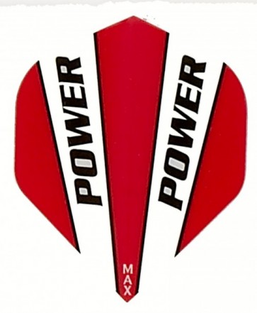 McCoy Power Max STD Solid Red/White Fullsize Flight