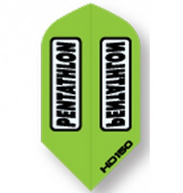 Pentathlon GREEN SuperTough HD 150 Dart Flights, Slim