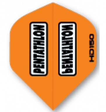 Pentathlon ORANGE SuperTough HD 150 Dart Flights, Fullsize