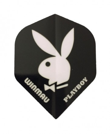 Winmau Playboy Dart Flights black/white