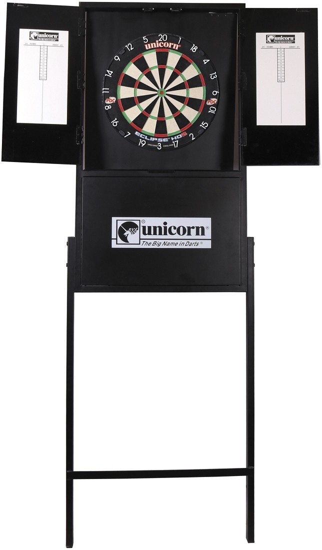 Unicorn Darts X-Tip Dartboard Stand Foldable Portable Compact Dart Stand 