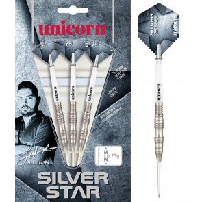 Unicorn World Champion Jelle Klaasen Silver - Star Steel Darts