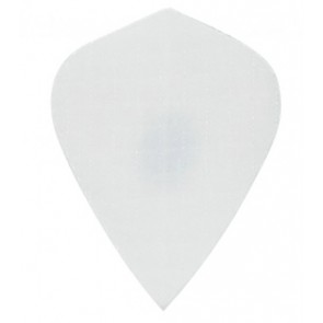 Nylon Longlife Fabric Flights - Kite - White