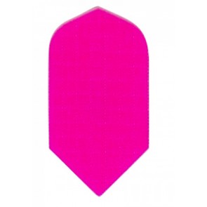 Nylon Longlife Fabric Flights - Slim - Fluro Pink