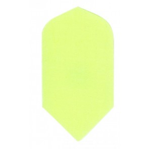 Nylon Longlife Fabric Flights - Slim - Fluro Yellow
