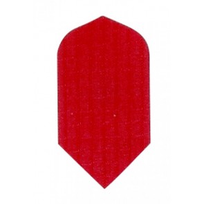 Nylon Longlife Fabric Flights - Slim - Red