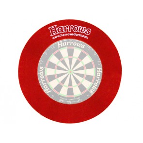 Harrows Dartboard Surround wall protection in red