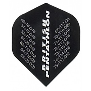 CHeckout Dart Flights schwarz