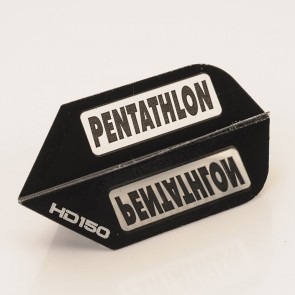 5 x Sets of Pentathlon black SuperTough HD 150 Dart Flights, Slim