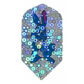 2D Hologram Blue Bunny Slim Flights