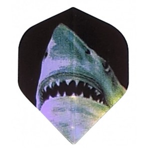 2D Hologram Shark Black Fullsize Flights