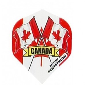 British Pentathlon Flag Country Dart Flights Canada