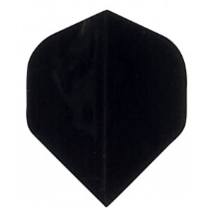 "BLACK" STANDARD POLY DARTS FLIGHTS