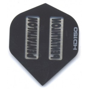 Pentathlon BLACK SuperTough HD 150 Dart Flights, Fullsize