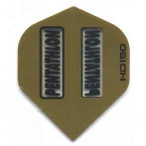 Pentathlon GOLD SuperTough HD 150 Dart Flights, Fullsize