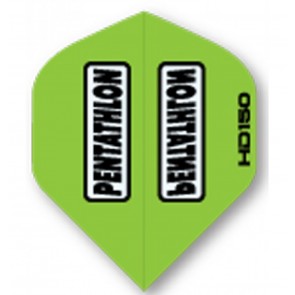 Pentathlon GREEN SuperTough HD 150 Dart Flights, Fullsize