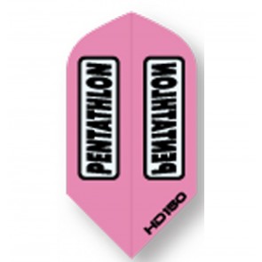 Pentathlon PINK SuperTough HD 150 Dart Flights, Slim