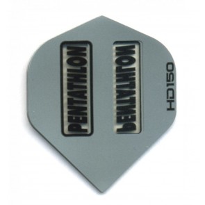 Pentathlon SILVER SuperTough HD 150 Dart Flights, Fullsize