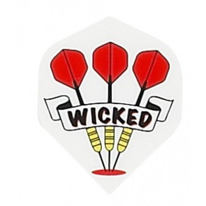 Ruthless "White Wicked Darts" Flights