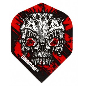 Winmau 6900-111 Mega Std Exploding Skull  Fullsize Flight