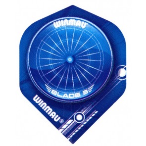 Winmau 6900-127 Mega Std Blue Dartboard Fullsize Flight
