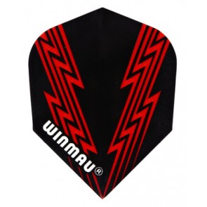 Winmau 6900-38 Mega Std Red Lightning Fullsize Flight