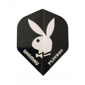 Winmau Playboy Dart Flights black/white