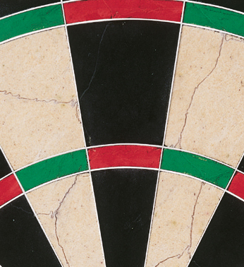 PDC dartboard segments